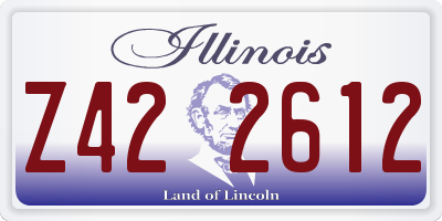IL license plate Z422612