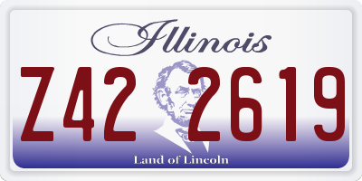 IL license plate Z422619