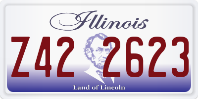 IL license plate Z422623