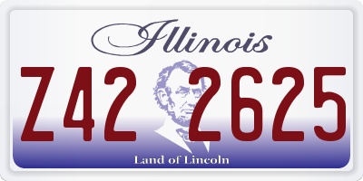 IL license plate Z422625