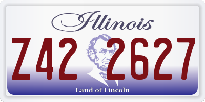 IL license plate Z422627