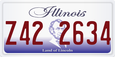 IL license plate Z422634