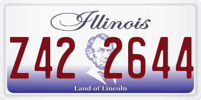 IL license plate Z422644