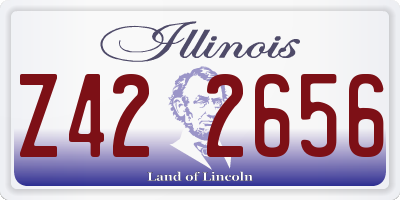 IL license plate Z422656