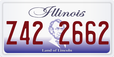 IL license plate Z422662