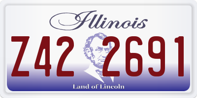 IL license plate Z422691