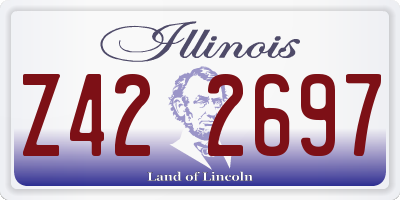 IL license plate Z422697