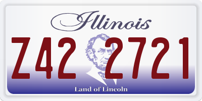 IL license plate Z422721