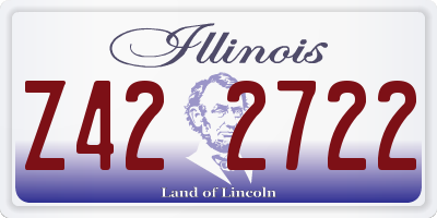 IL license plate Z422722