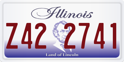 IL license plate Z422741