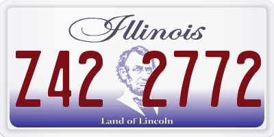 IL license plate Z422772