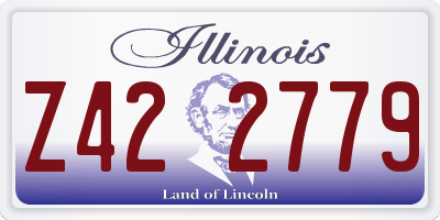 IL license plate Z422779