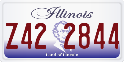 IL license plate Z422844