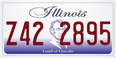 IL license plate Z422895