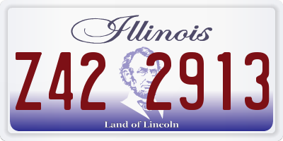 IL license plate Z422913