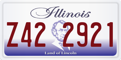 IL license plate Z422921