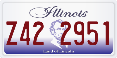 IL license plate Z422951