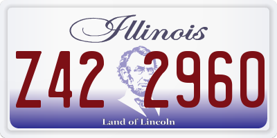 IL license plate Z422960