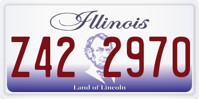 IL license plate Z422970