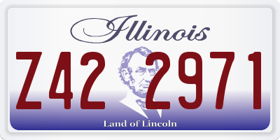 IL license plate Z422971