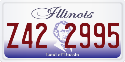 IL license plate Z422995