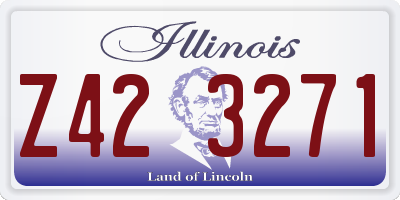 IL license plate Z423271