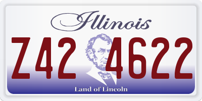 IL license plate Z424622