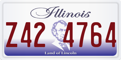 IL license plate Z424764