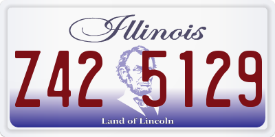 IL license plate Z425129