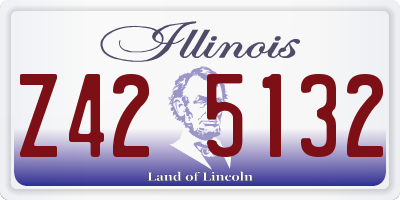 IL license plate Z425132
