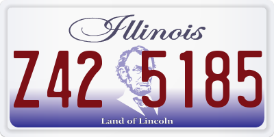 IL license plate Z425185