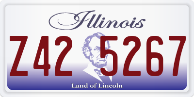 IL license plate Z425267