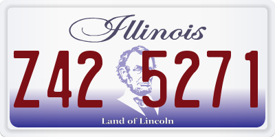 IL license plate Z425271