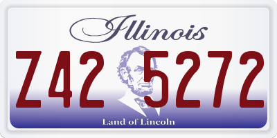IL license plate Z425272
