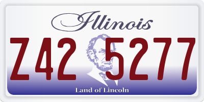 IL license plate Z425277