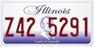 IL license plate Z425291