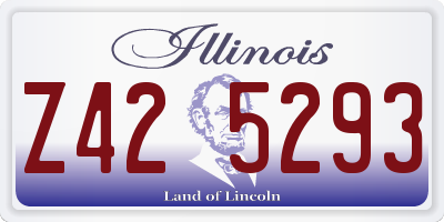 IL license plate Z425293