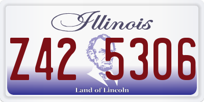 IL license plate Z425306