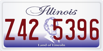 IL license plate Z425396