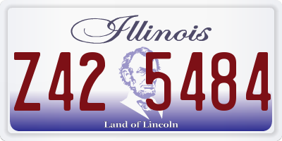 IL license plate Z425484
