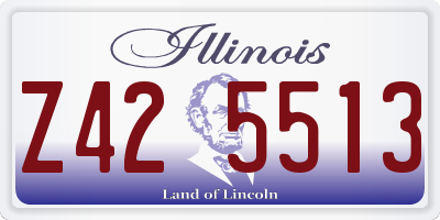 IL license plate Z425513