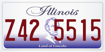 IL license plate Z425515