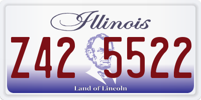 IL license plate Z425522