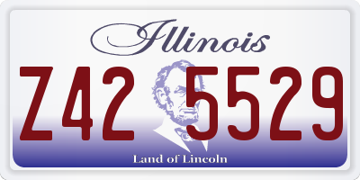 IL license plate Z425529