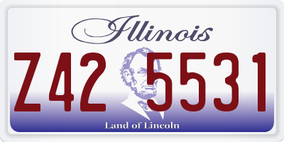 IL license plate Z425531