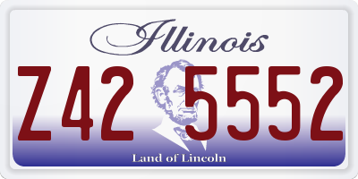 IL license plate Z425552