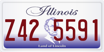 IL license plate Z425591