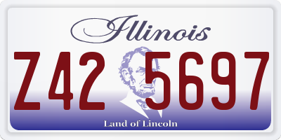 IL license plate Z425697