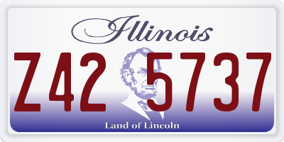 IL license plate Z425737