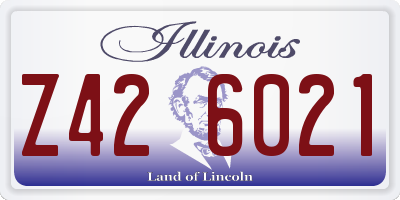 IL license plate Z426021